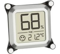 TFA Dostmann Humidore Thermo-hygromètre argent 30.5056.54
