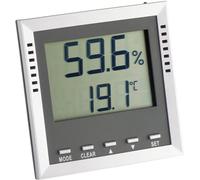 TFA Dostmann KLIMA GUARD Thermo-hygromètre argent 30.5010.54.K