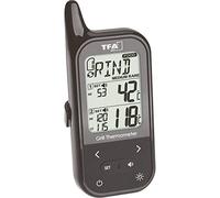 TFA Dostmann 14.1511.01 Thermomètre de barbecue alarme, capteur filaire, température du four et à coeur