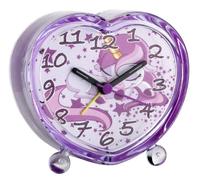 TFA Dostmann Licorne Réveil analogique pour Enfants, 60.1015.12, Motif Joyeux pour Enfants, Grand Chiffre lisible, Mouvement Silencieux, Rose