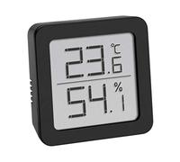 TFA Dostmann Mini Thermomètre Hygromètre Intérieur Digital, 30.5051.02, Moniteur de Température et Humidimètre, pour le confort du bureau à domicile, blanc