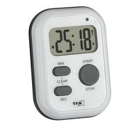 TFA Dostmann Minuteur blanc numérique