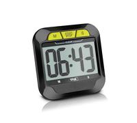 TFA Dostmann Minuterie numérique et chronomètre 38.2054.01 - Minuterie 99 Minutes avec Aimant, Montage sur Table ou Mural, Alarme, - Idéal pour la Cuisine, l'école, Le Sport et Le Bureau