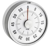 Minuteur rond de cuisine blanc TFA
