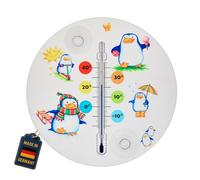 Thermomètre Thermomètre de fenêtre analogique PINGUIN 14.6016.20 blanc