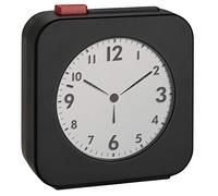 TFA Dostmann 60.2555.01 radiopiloté(e) Réveil noir Heures de réveil 1