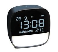 TFA Dostmann 60.2034.06 à quartz Réveil bleu nuit Heures de réveil 2