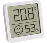 TFA Dostmann Thermo-hygromètre Solo 30.5053.02 numérique intérieur Blanc