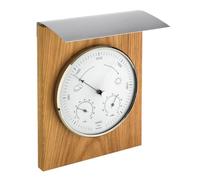 TFA Dostmann Station météo analogique, 20.1079.01, pour l'intérieur et l'extérieur, baromètre, thermomètre, hygromètre, résistant aux intempéries