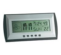 TFA Dostmann station météo digitale, 35.1065, température intérieure, humidité, valeurs maximales et minimales, heure et date, alarme de réveil