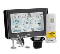 TFA Dostmann Station météo radiopilotée WEATHER PRO 35.1161.01 – Prévisions 12–24 h, 3 capteurs max