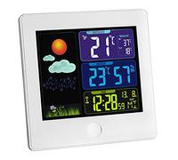 TFA Dostmann Station météo intérieure et extérieure Sun, 35.1133.02 Prévisions météorologiques avec écran couleur Contrôle du climat intérieur, blanc