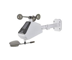 TFA Dostmann TFA-ID Émetteur de vent ID-A2, 30.3904, compatible avec le système TFA.me WLAN, surveillance en ligne de la direction et de la vitesse du vent, anémomètre, alimentation solaire, blanc