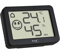 TFA Dostmann Thermo-hygromètre 30.5055.01 – Température et humidité intérieures – Noir