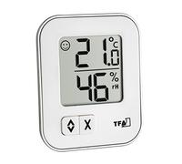 TFA Dostmann thermo-hygromètre numérique Moxx, 30.5026.02, pour le contrôle du climat intérieur, hygromètre, température intérieure, pour l'intérieur, blanc