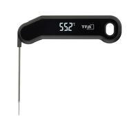 TFA Dostmann Thermomètre de cuisine professionnel 14.15 numérique – mesure en 0,6 s, précision 0,3 °C – noir