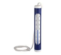 TFA Dostmann Thermomètre analogique de piscine et d'étang, 40.2004, avec cordon de fixation, mesure la température de l'eau sous l'eau, bleu L 24 x B 24 x H 160 mm