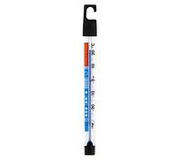 TFA Dostmann Thermomètre analogique de réfrigération, 14.4002, contrôle de la température, pour réfrigérateurs/congélateurs/chambres froides, lecture rapide, avec zones de refroidissement