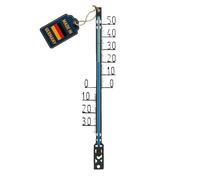 TFA Dostmann Thermomètre analogique 12.6001.01.90 – extérieur résistant aux intempéries – Noir