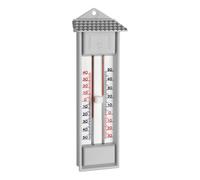 TFA Dostmann thermomètre analogique Maxima-Minima, 10.3014.14, résistant aux intempéries, blanc
