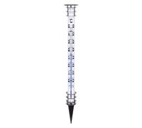 TFA DOSTMANN Thermomètre de jardin Jumbo en métal hauteur 115 cm, tête et pied