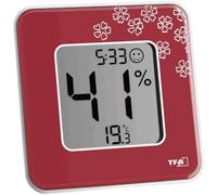 Thermo-hygromètre TFA Dostmann Style rouge