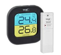 TFA Dostmann FUN Thermomètre radiopiloté noir 30.3068.01