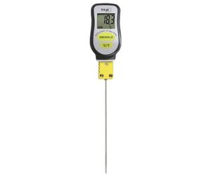 TFA Dostmann Thermomètre numérique à sonde 31.1063.01 - Idéal pour les liquides et les applications de laboratoire - Pointe extra fine - Haute précision - Blanc