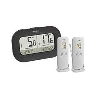 TFA Dostmann DOUBLE-CHECK Thermomètre radio numérique noir (30.3073.01)