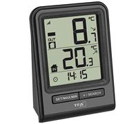 TFA Dostmann Thermomètre sans fil Prisma TFA 30.3063 (noir avec piles)