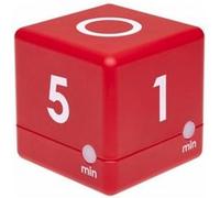 TFA Dostmann Minuteur Timer Cube numérique rouge