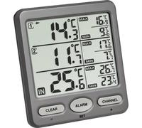TFA Dostmann TRIO Thermomètre radiopiloté anthracite 30.3062.10