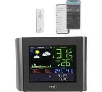 TFA Dostmann VIEW METEO 35.8000.01 Station météo connectée Prévisions météorologiques 12 heures Nombre de capteurs max. 1