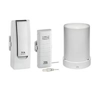 TFA Dostmann Weatherhub SmartHome Kit de démarrage avec émetteur de température et pluviomètre sans Fil, idéal pour Piscine, étang, Refroidisseur, Facile à Installer, 305 x 245 x 245 mm (L x l x H) -