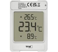 TFA Dostmann Digitales Fensterthermometer WINDOO Thermomètre de fenêtre gris 30.1067.15