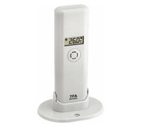 TFA Émetteur WeatherHub T/H Display, Station météo : accessoires, Blanc