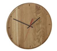 TFA Horloge murale analogique en chêne 60.3070.01