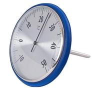 TFA Dostmann Thermomètre de piscine analogique 40.2005 inoxydable pour piscines et étangs bleu