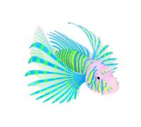 TFAOYS Aquariums Artificiels Lumineux Lionfish Tanks Paysage Silices Ornements Lumineux Décoration Maison Réaliste