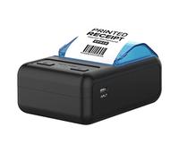 TFixol P11 58 mm Portable Thermique Pr Grande Réception Pr USB + Wirel BT Connexion pour Bureau/Marché Compatible avec Windows/Android/iOS Noir