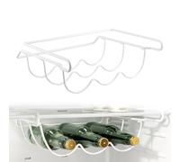 TFLPUO 1 porte-bouteille blanc pour réfrigérateur | Organiseur universel pour bouteilles de réfrigérateur - Support pour grands réfrigérateurs