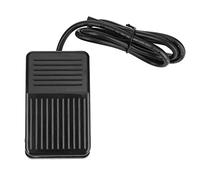 TFS 01 Interrupteur au Pied 220V AC 10A Commande Pédale Momentanée Antidérapante Noir pour Machines Outils et Contrôle