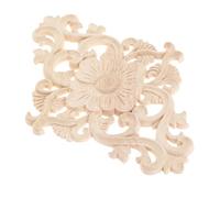 TGDGFKIAS Applique d'onlay de Fleur 3D en Bois chêne | Applique en bois sculptée de fleurs 3D, for cadre, décoration de meubles muraux de maison