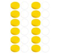 Tgz652 Lot de 8 couvercles de bocaux en plastique anti-fuites avec anneaux en silicone pour accessoires de bocaux à bouche standard, blanc (G, 18 x 18 cm)