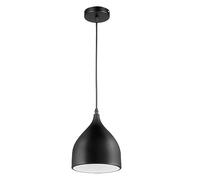 THAELY Petite Suspension De Couloir Éclairage À Cadre Métallique Encastré À Tête Unique Lampe De Salon De Thé Réglable, Lampe d'art De Bar, Lampe De Chevet Luminaire De Différentes Tailles, Blanc