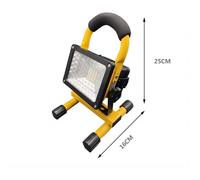Thanmoer Projecteur LED Rechargeable Lampe rechargeable 30W 3 modes d'éclairage Portable Super Brillant Lampe de Travail