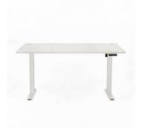 Thaookte Bureau Assis-Debout Électrique Réglable 140x 60 cm avec Mémoire | Ergonomique, Stable, Anti-Collision, Moteur Silencieux pour Bureaux Gaming Travail