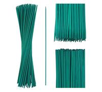 Thatyro Lot de 100 piquets en bois de 40 cm pour plantes d'intérieur et d'extérieur, bâtons en bois vert robustes pour jardinage, orchidée en pot, tomates, légumes et arrangements floraux (100 pièces)