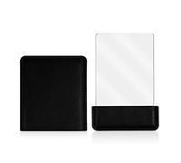 Thatyro Miroir de voyage portable avec couvercle de protection, miroir compact ultra fin, rectangulaire, petit miroir de courtoisie pour femme, fille, sac à main, poche (noir)