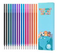 Thboxes 16 Pcs Recharges Stylos Effaçables Compatibles avec Legami, 0.7 mm